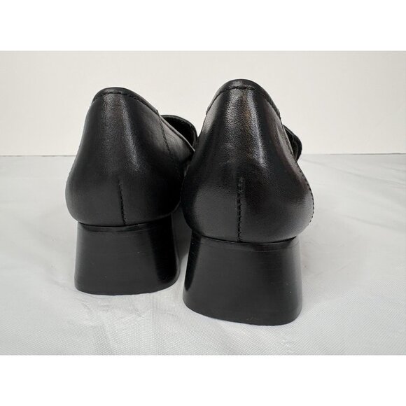 Bass Linda Black Leather Loafers Women’s 7M Never Worn Slip On Work - Picture 4 of 16